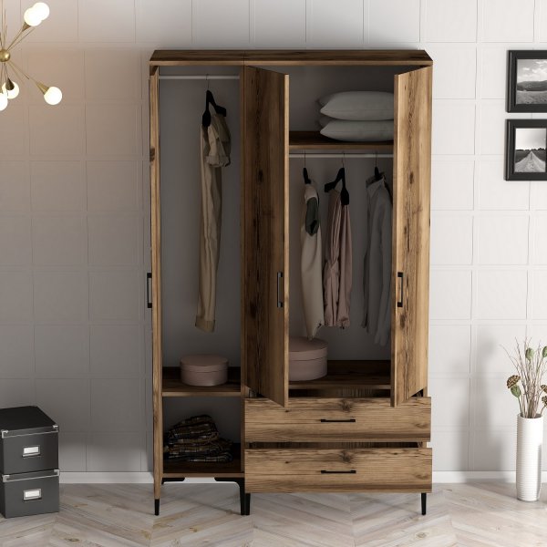 Armoire Kumsal 9 Noyer Armoire Kumsal 9 Noyer