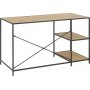 Seaford bureau 130 cm - Eiken/zwart