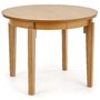 Daly ronde uitschuifbare eettafel in eiken 100-200 cm