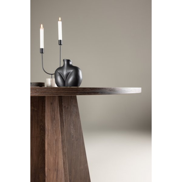 Bootcut matbord Ø110 cm - Valnöt Bootcut matbord Ø110 cm - Valnöt