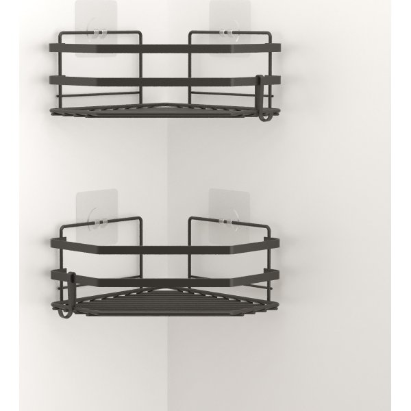 Stirling hörnvägghylla - Svart Stirling hörnvägghylla - Svart