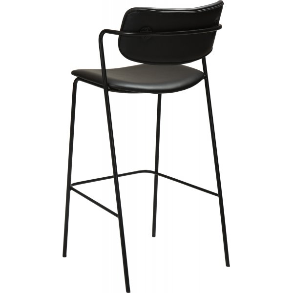 Zed barstol - Svart PU