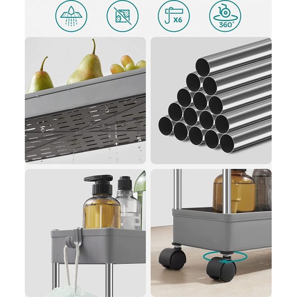 Criollo kökshylla 83 cm - Grå Criollo kökshylla 83 cm - Grå