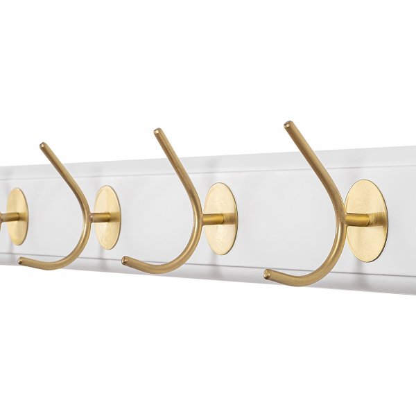 Demandu kroklist 65 cm - Vit/guld