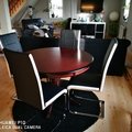 Kundbild Matstol Waltham - Svart/vit: Vackert och väldigt sköna stolar.