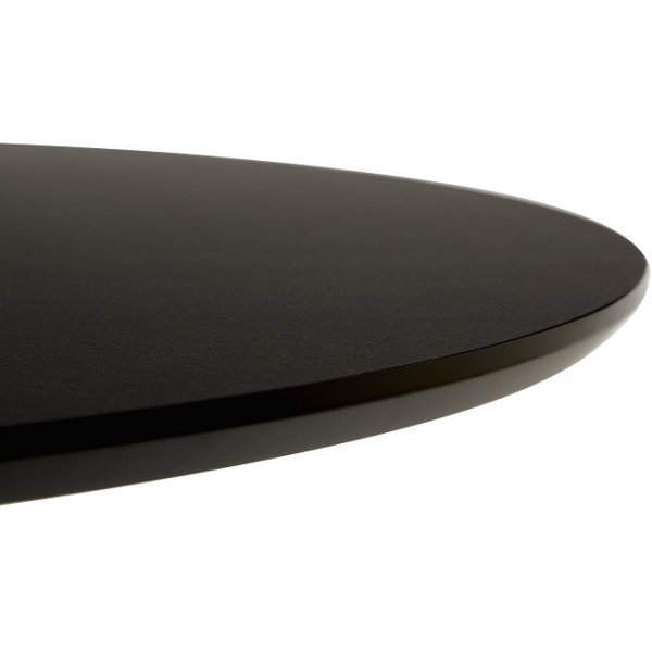 Seat matbord högtryckslaminat ø110 cm - Svart + Fläckborttagare för möbler Seat matbord högtryckslaminat ø110 cm - Svart + Fläckborttagare för möbler