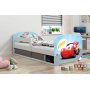 Vejle barnsng med frvaringsfack 80 x 160 cm - Valfri sticker & frg