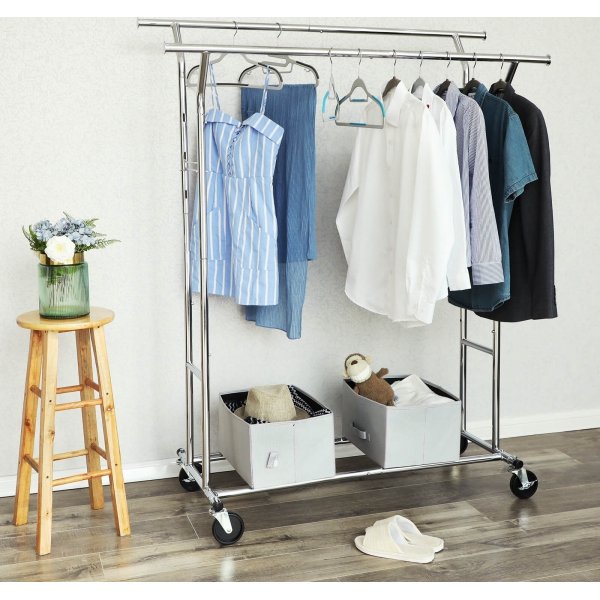 Kledingrek Garcon - Chroom Kledingrek Garcon - Chroom