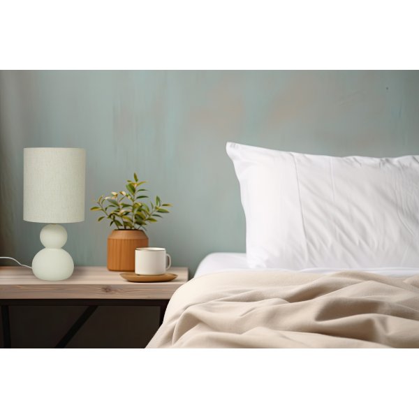 Lampe de table Kalamata - Blanc naturel