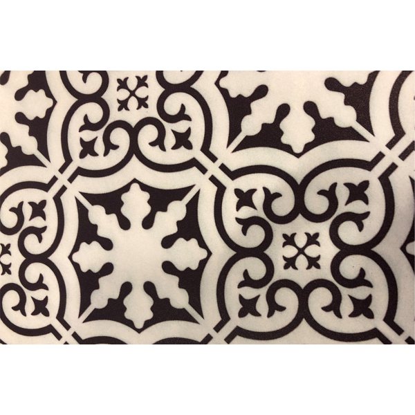 Table basse Troya 120 x 58 cm - Noir/blanc