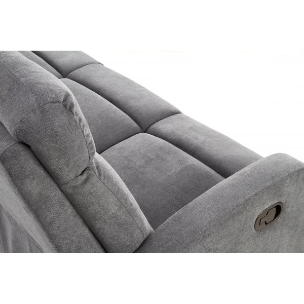 Canap inclinable 3 places Anslo - Gris