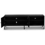 Stilo V.2 tv-bnk 150 cm svartbetsad ek