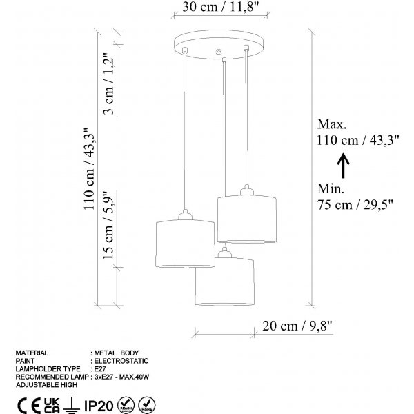 Plafonnier Duz - Vintage Plafonnier Duz - Vintage