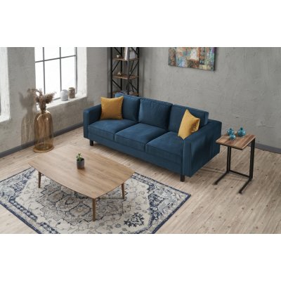 Kale 3-sits soffa - Bl sammet