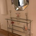 Klant imago Kruisconsole tafel 110 x 35 cm - Chroom