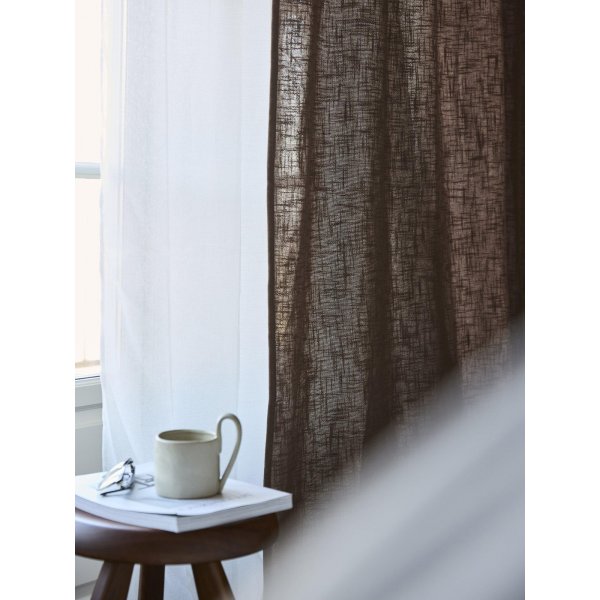 Rideau Harper lot de 2 2 x 140 x 280 cm - Nougat