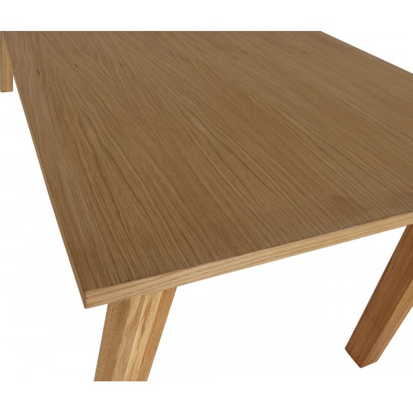 Saltsj matgrupp 240 cm inkl 8 st vita Orust pinnstolar - Oljad ekfanr