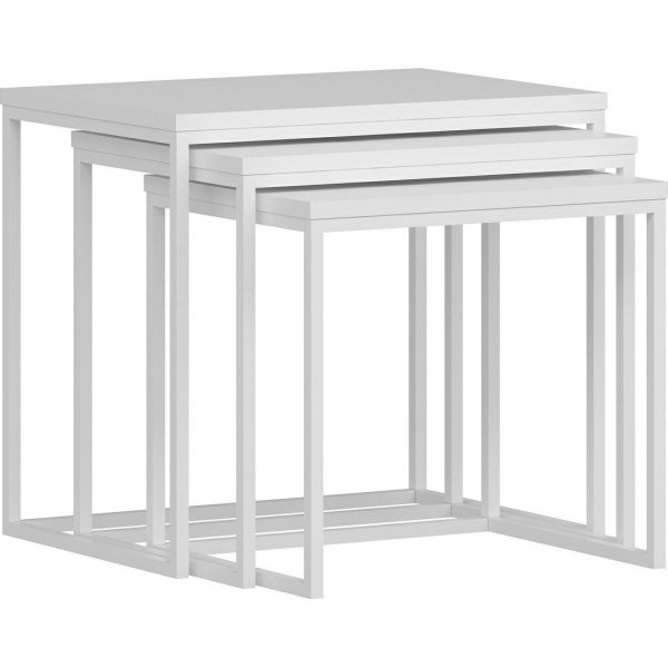 Table Evia 45/50/55 x 36/38/40 cm - Blanc Table Evia 45/50/55 x 36/38/40 cm - Blanc
