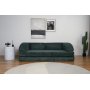 Bddsoffa i grn manchester 3-sits - Lincoln