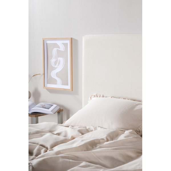 Saga sänggavelöverdrag 180 cm - Offwhite Saga sänggavelöverdrag 180 cm - Offwhite