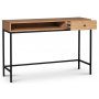Stilo V.2 Skrivbord med lda 120 cm oljad ek