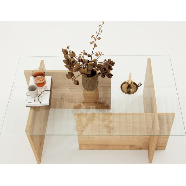 Table basse Escape 105 x 65 cm - Chêne saphir Table basse Escape 105 x 65 cm - Chêne saphir