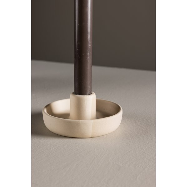 Otis kandelaar - Beige/Grijs Otis kandelaar - Beige/Grijs