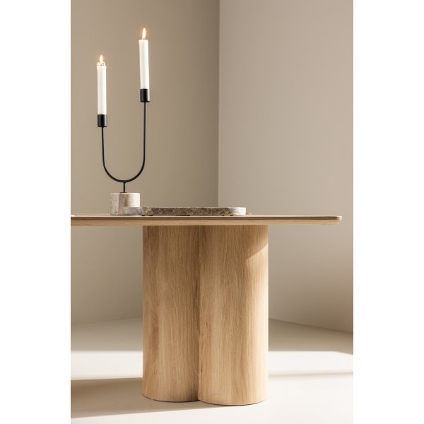 Soffbord 120 x 60 cm whitewash - Olivia