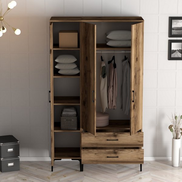 Armoire Kumsal 9 Noyer Armoire Kumsal 9 Noyer