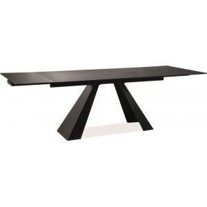 Table  manger Salvadore 160-240 cm - Noir