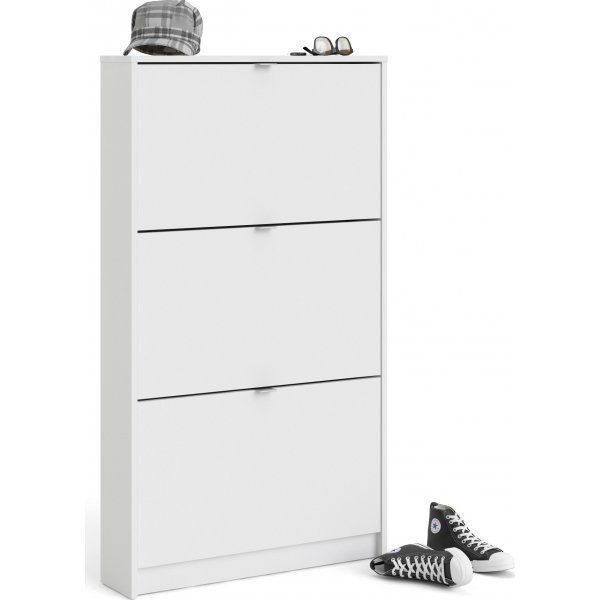 Shoes skoskåp med 3 fack - Vit Shoes skoskåp med 3 fack - Vit