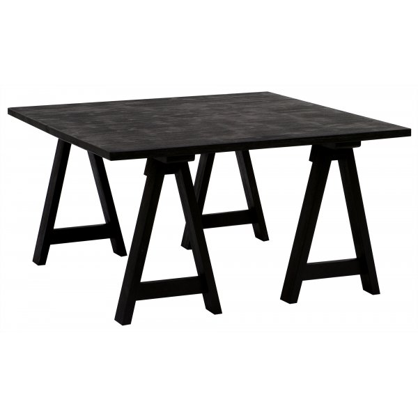 Ziro soffbord 90x90 cm - Svart