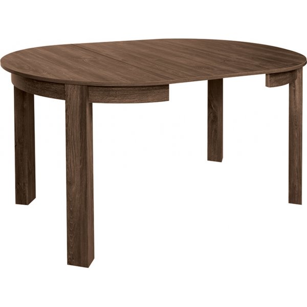 Table  manger extensible Bernardin 95-195 x 95 cm - Chne fonc