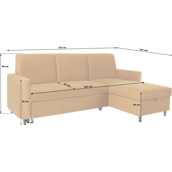 Le canapé lit à lattes - Vert Le canapé lit à lattes - Vert