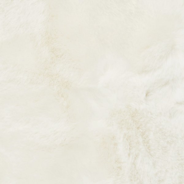 Fluffy hj�rtformad prydnadskudde Ivory - 45 x 45 cm