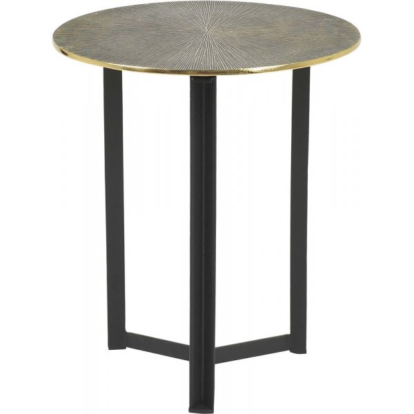 Grnsta lampbord - Mssing/svart