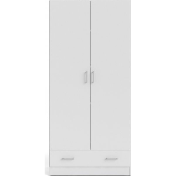 Garderob vit 80 cm bred med 170,5 cm hög Garderob vit 80 cm bred med 170,5 cm hög