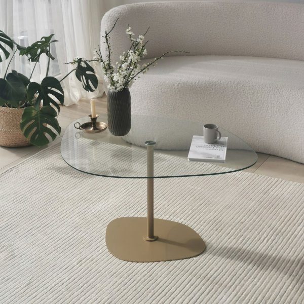 Table basse Soho 85 x 67 cm - Or
