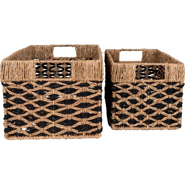 Set de paniers à salade - Beige/noir Set de paniers à salade - Beige/noir