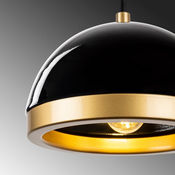 Plafonnier Fender 11537 - Noir/or Plafonnier Fender 11537 - Noir/or
