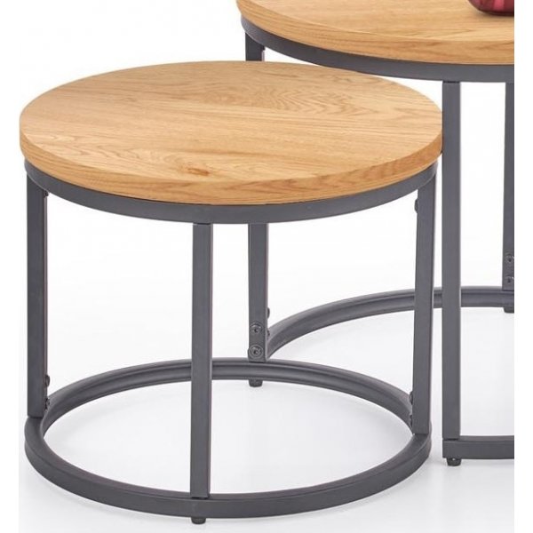 Table basse Tore Ø43/53 cm - Chêne Table basse Tore Ø43/53 cm - Chêne