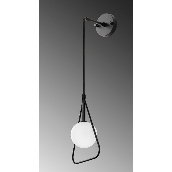 Geometri vägglampa 11130 - Svart/vit Geometri vägglampa 11130 - Svart/vit