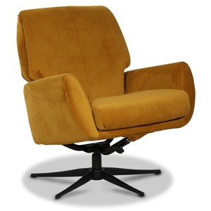 Midsjö fåtölj (Recliner) - Gul sammet + Möbelvårdskit för textilier Midsjö fåtölj (Recliner) - Gul sammet + Möbelvårdskit för textilier