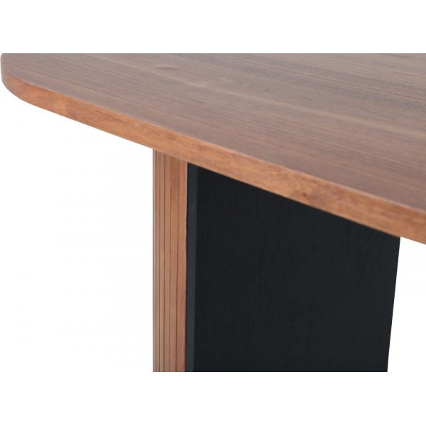 Table à manger ovale Bianca 200x90 cm - Noyer Table à manger ovale Bianca 200x90 cm - Noyer