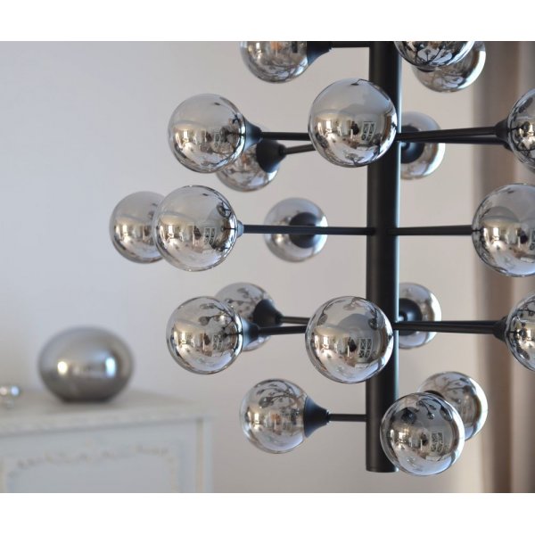 Plafonnier Cosmos - Noir/gris fumée Plafonnier Cosmos - Noir/gris fumée