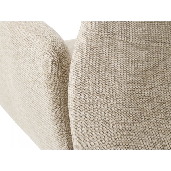 Steve karmstol - Sand/svart