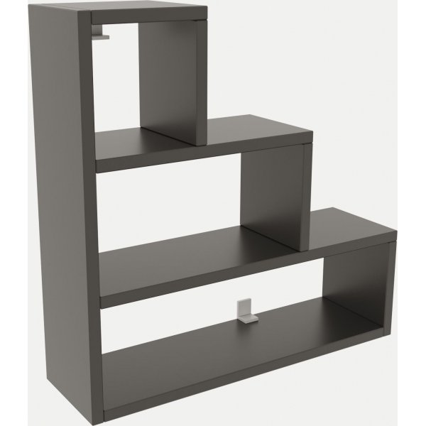 Pyramide wandplank - Antraciet