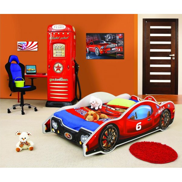 Louie racerbil barnsäng - Valfri färg och storlek! Louie racerbil barnsäng - Valfri färg och storlek!