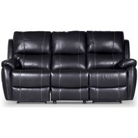 Enjoy Chicago reclinersoffa (Biosoffa) - 3-sits (el) i svart konstläder Enjoy Chicago reclinersoffa (Biosoffa) - 3-sits (el) i svart konstläder