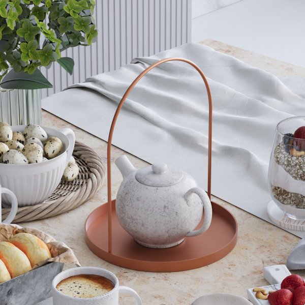 Plat décoratif Kos - Cuivre Plat décoratif Kos - Cuivre